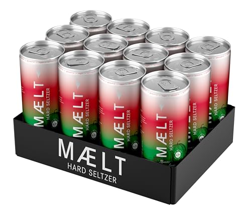 MAELT Hard Seltzer Guave-Wassermelone/vegan, keto, glutenfrei/inkl. 3.00 Pfand (12 x 0.33 l) von MAELT