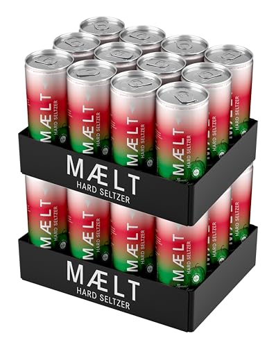 MAELT Hard Seltzer Guave-Wassermelone/vegan, keto, glutenfrei/inkl. 6.00 Pfand (24 x 0.33 l) von MAELT