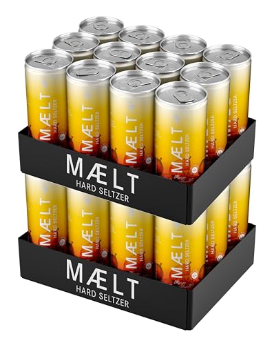 MAELT Hard Seltzer Mango-Passionsfrucht/vegan, keto, glutenfrei/inkl. 6.00 Euro Pfand (24 x 0.33 l) von MAELT