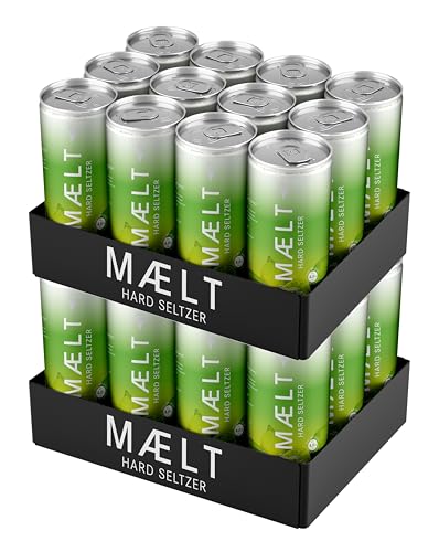 MAELT Hard Seltzer Limette-Sizilianische Zitrone/vegan, keto, glutenfrei/inkl. 6.00 Pfand (24 x 0.33 l) von MAELT