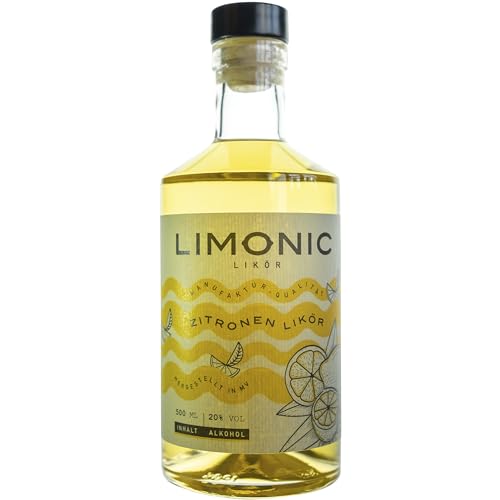 Limonic Zitronenlikör | Besser als Limoncello | Mit echtem Saft | 200ml von MAENNERHOBBY