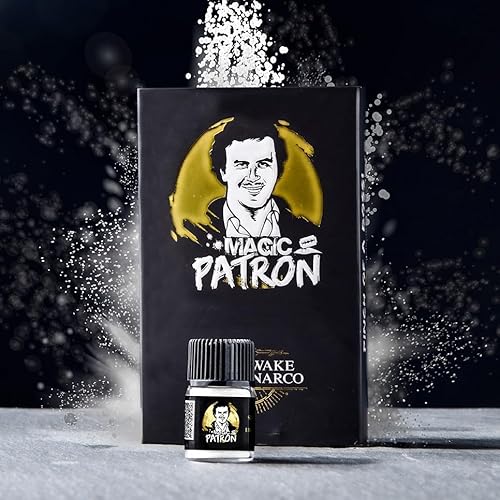 Magic Patron Energy Sniff mit Koffein, Taurin & Guarana (20 Portionen) - Schnupfbares Energie Booster Pulver zum Lernen, Gaming, Sport & Festival - Mehr Fokus (185) (10 Stück) von MAGIC PATRON COLOMBIAN ENERGY PINCH STAY AWAKE LIKE A NARCOS