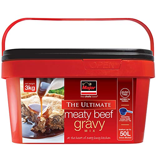 Major Gluten Free Meaty Beef Gravy Mix - Pack Size = 1x3kg von MAJOR