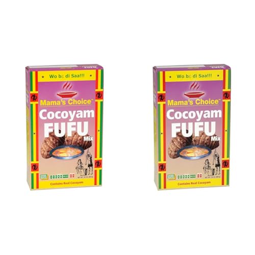 MAMA'S CHOICE - Cocoyam Mehl (Fufu), (1 X 624 GR) (Packung mit 2) von MAMA'S CHOICE