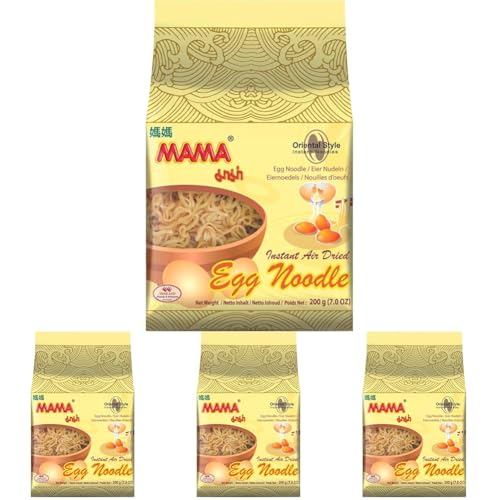 MAMA - Eier Nudeln - (1 X 200 GR) (Packung mit 4) von MAMA