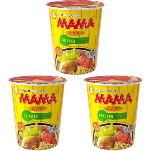 MAMA - Instant Cup Nudeln Hühn - (1 X 70 GR) (Packung mit 3) von MAMA