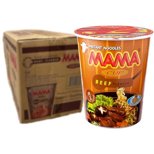 MAMA - Instant Cup Nudeln Rindfleisch - Multipack (16 X 70 GR) von MAMA