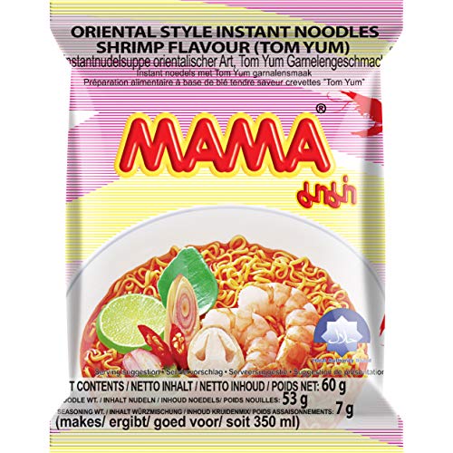 MAMA - Instant Nudeln Garnelen - 10 X 60 GR - Multipack von MAMA