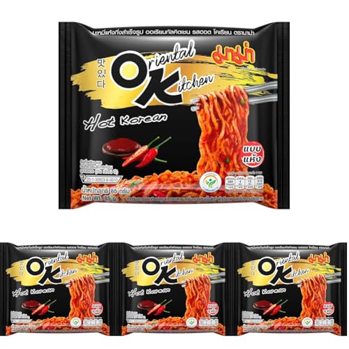 MAMA - Instant Nudeln Hot Korea Flavour - (1 X 85 GR) (Packung mit 4) von MAMA