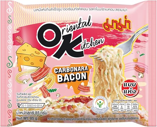 MAMA Instantnudeln, Carbonara Bacon, Oriental Kitchen - 20 x 85 g von MAMA