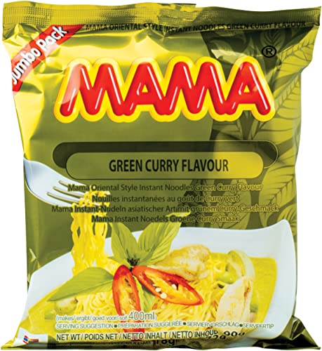 MAMA Instantnudeln, Curry, grün, 90 g von MAMA