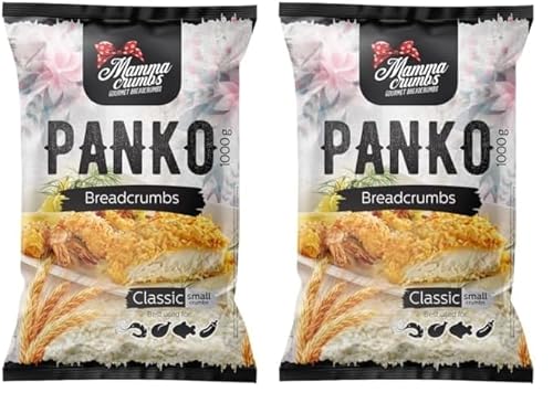 MAMMA CRUMBS Panko Paniermehl, 1 x 1 kg (Packung mit 2) von MAMMA CRUMBS