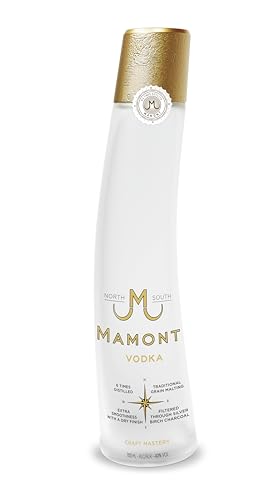 Mamont Vodka I Single Estate Vodka I Traditionell hergestellt in Sibirien I Gold-Gewinner Outstanding Vodka IWSC 2020 I Weicher Geschmack I 40% vol. I 700ml von MAMONT