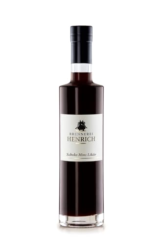 Schoko Minz Likör 0,5 L - 20% vol - Schokolade mit Eisminze - traditionelle Familien Brennerei - handcrafted Minz liqueur von MANDARINA