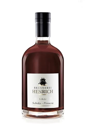 Schokoladen Pistazien Likör 18% vol - 500 ml - Schokolade-Pistazie Dubai Styl - Brennerei Henrich - Handcrafted - Caramel Liqueur von MANDARINA