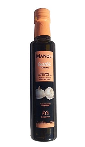 Knoblauch Olivenöl MANOLI aus Kreta Griechenland 250ml Oliven Öl Knoblauchöl von MANOLI