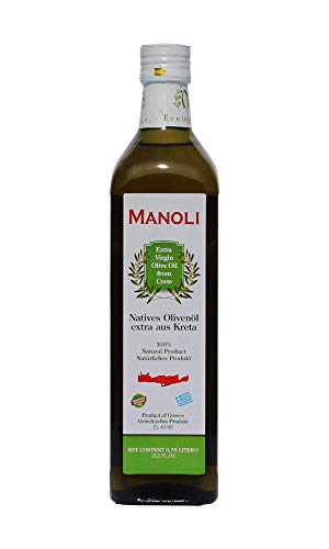 Manoli extra natives Olivenöl aus Kreta Griechenland 1L Flasche griechisches Oliven Öl von MANOLI