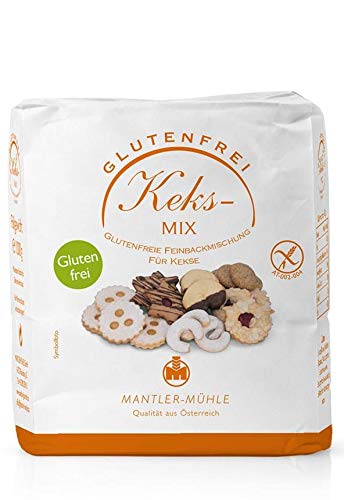 Mantler Keksmischung glutenfreie, laktosefreie Feinbackmischung für Kekse, 1kg von MANTLER-MÜHLE