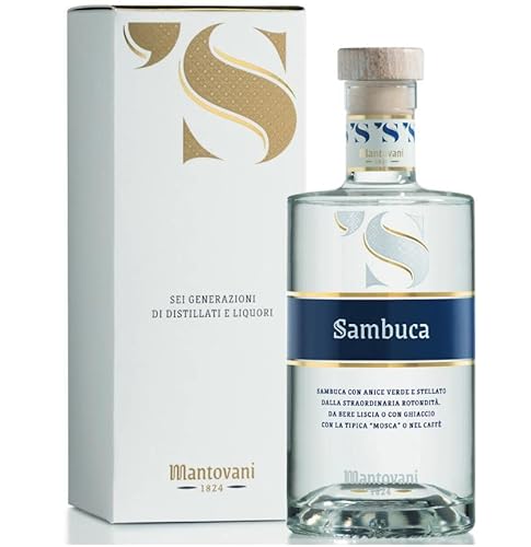 S MANTOVANI SAMBUCA MIT GRÜNEM UND STERNANIS 70 CL von MANTOVANI