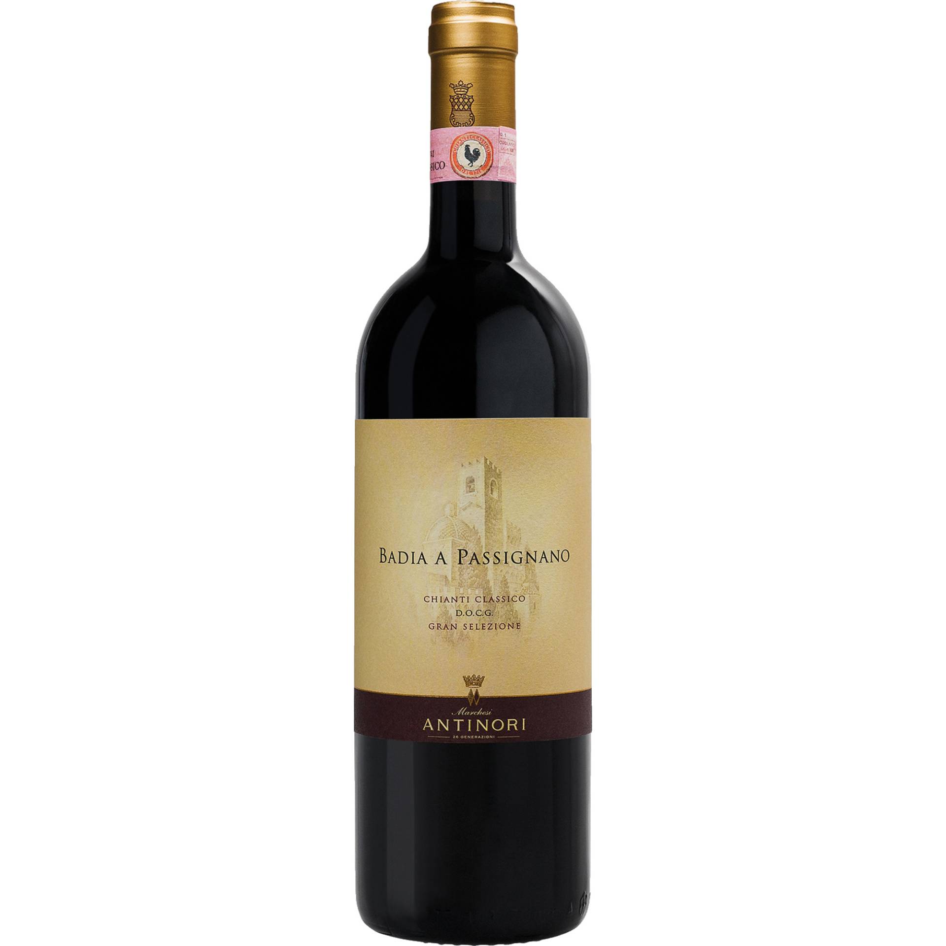 Badia a Passignano Chianti Classico Riserva, Chianti Classico DOCG, Toskana, 2021, Rotwein von MARCHESI ANTINORI S.p.A.,50123,Firenze,Italien