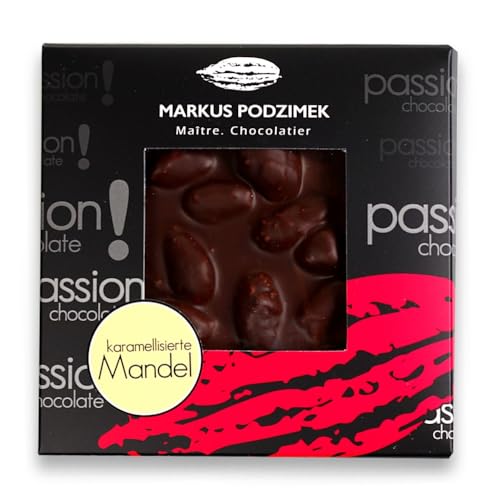 das.naschwerk Karamellisierte Mandel Edel-Bitterschokolade mit 60% Cacao von MARKUS PODZIMEK MAITRE