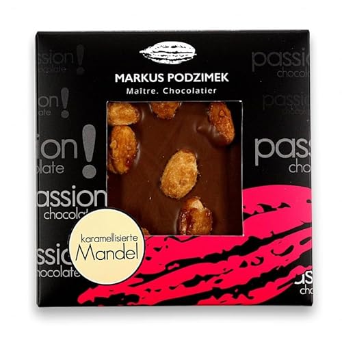 das.naschwerk Karamellisierte Mandel - Vollmilchschokolade mit 38% Cacao von MARKUS PODZIMEK MAITRE