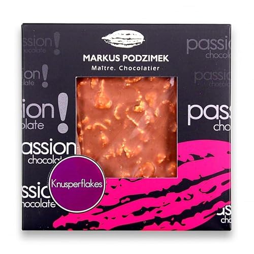 das.naschwerk Knusperflakes Edel-Vollmilchschokolade mit 38% Cacao von MARKUS PODZIMEK MAITRE