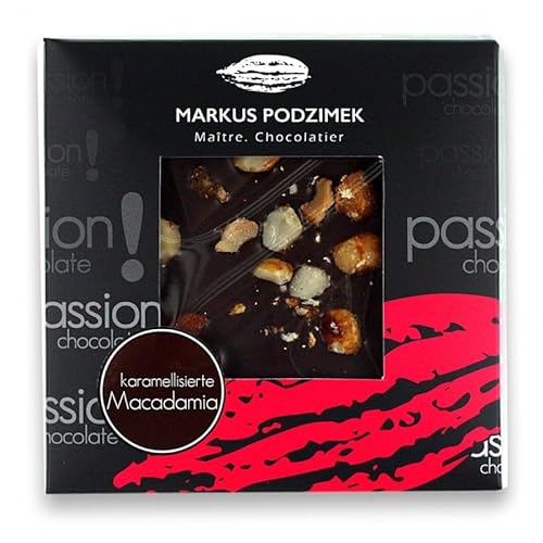 das.naschwerk Macadamia Edel-Bitterschokolade mit 60% Cacao von MARKUS PODZIMEK MAITRE