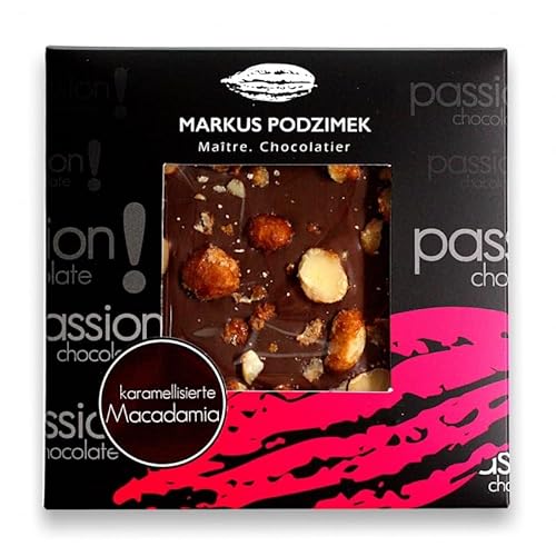 das.naschwerk Macadamia Edel-Vollmilchschokolade 47% Cacao von MARKUS PODZIMEK MAITRE