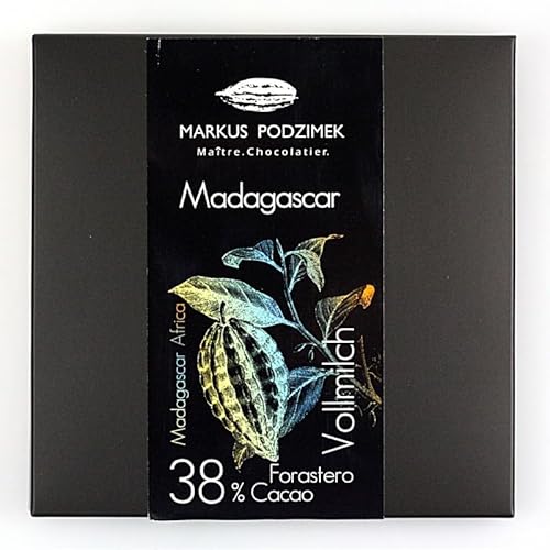 das.naschwerk Madagascar Edel-Vollmilchschokolade mit 38% Cacao von MARKUS PODZIMEK MAITRE