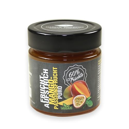 das.naschwerk Mango Passionsfrucht "Puro" - Fruchtaufstrich OHNE KERNE - 60% Frucht von MARKUS PODZIMEK MAITRE