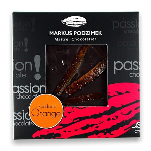 das.naschwerk kandierte Orange Edel-Bitterschokolade mit 70% Cacao von MARKUS PODZIMEK MAITRE