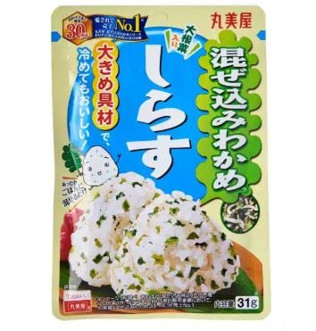 #RT Marumiya Mazekomi Wakame Shirasu Sardine Furikake 31g - Der Geschmack voller Textur, die eine weiche Textur und ein reichhaltiges Aroma genießen können. von MARUMIYA