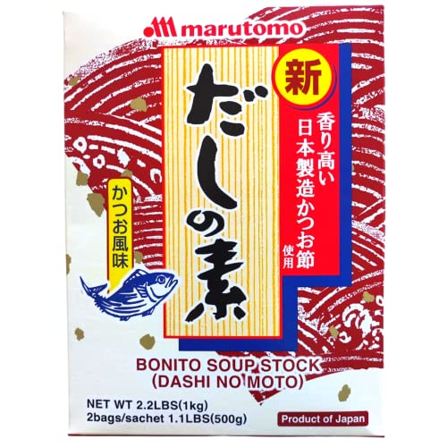 MARUTOMO Dashi no moto, japanisches Würzpulver für Suppen, 1 x 1 kg von MARUTOMO