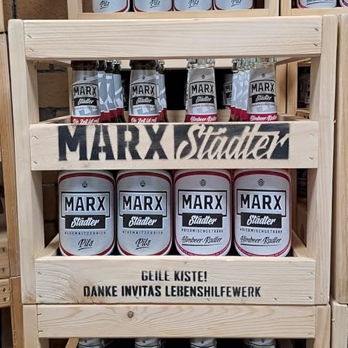 MARX Städter Kasten gemischt Himbeer-Radler + Pils je 8 x 0,33 l - 16 Flaschen (inkl. 5,78 Pfand) von MARX Städter