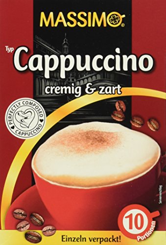 Massimo Cappuccino Cremig & zart (Sachets), 8er Pack (8 x 170 g) von MASSIMO