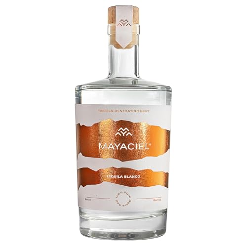 MAYACIEL Tequila Blanco – Preisgekrönter Premium Tequila | Tequila des Jahres 2021 | Frische Agave & feine Zitrusnoten | 100% Agave | Handgefertigt & limitiert | 0,5 l von MAYACIEL