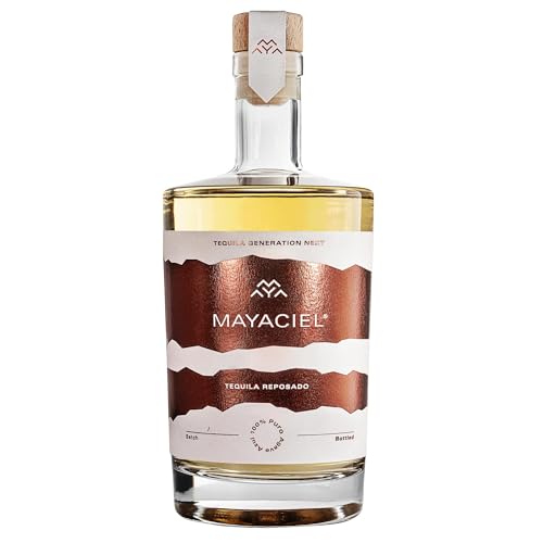 MAYACIEL Tequila Reposado – Weltweit einzigartig, zur Perfektion gereift in karibischen Rum-Fässern | IWSC Gold | 100% Agave & Natürlich | Fruchtige Agave, Karamell & Vanille | 0,5 l von MAYACIEL