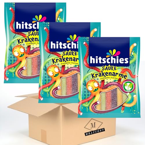 3er Set Hitschies Saure Krakenarme 3 x 125 g im MBAccent® Set von MBAccent