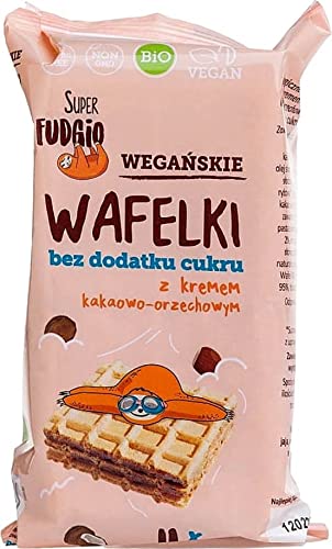 Waffer Mit Kakao-nuss-creme Ohne Zusatz Zucker Bio (4 X 30 G) 120 G - Me Gusto (Super Fudgio) von ME GUSTO