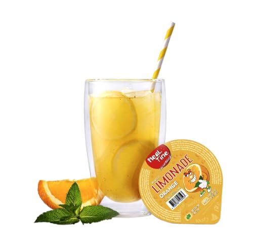 MEALTIME Limonade Mix – erfrischend, mit Geschmack aus echten Früchten, ohne Farbstoffe – 24er Packung (24x60g) (Tropisch, Orange, Estragon mit Ingwer) (Limonade Orangen) von MEALTIME