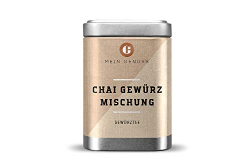 MEIN GENUSS Chai Gewürztee - Chai Gewürzmischung - Wohltuend und anregend, aber koffeinfrei - Winterlicher Tee - Füllmenge: 70 g von MEIN GENUSS