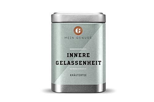 MEIN GENUSS Innere Gelassenheit Kräutertee - Für stressige Tage - Zitronig-mildes Aroma - Entspannung für Körper und Geist - Mit Kamille und Melisse - Füllmenge: 23 g von MEIN GENUSS