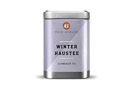 MEIN GENUSS Winterhaustee - Schwarzer Tee für den Winter - Weihnachtstee - Assamtee - Ohne künstliche Zusatzstoffe - Für Feinschmecker - Loser Tee - Füllmenge: 55 g von MEIN GENUSS