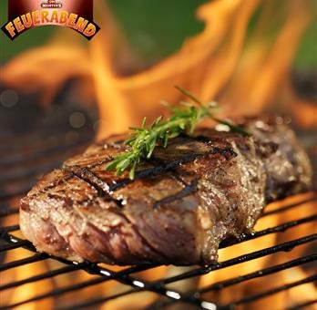 Bautzner Steak Fleisch Grillpaket | Mariniertes Grillfleisch mit Bier, Schwarzbier, Kräuter und Bautzern Senf Marinade | Frisches Steakfleisch für Grill und Pfanne (4x Set, 2400 GR) von MEISTER'S