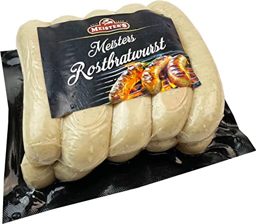 Rostbratwurst grob | Die würzige Bratwurst | Echte Bautzner Wurst zum Grillen | 10 x 100g von MEISTER'S