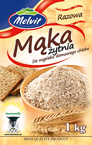 Vollkorn Roggenmehl Mehl Roggen Maka zytnia razowa 1 kg von MELVIT