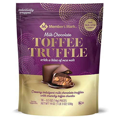 Member's Mark Toffee Trüffel mit Meersalz Milchschokolade 538g von MEMBER´S MARK