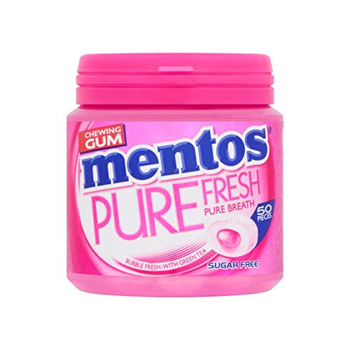 Kaugummi | Mentos | Gum Pure Fresh Bubble Gum 50 Stück | Gesamtgewicht 100 Gramm von MENTOS