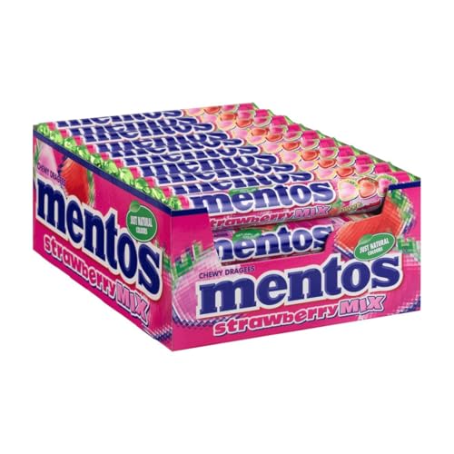 Mentos | Strawberry Mix | Rol | 40 x 37.5 gram von MENTOS